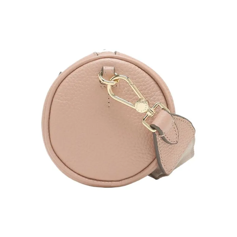 Furla Leather Cylinder Bag, Crossbody Bag, Shoulder Bag Mini Women's Moonstone-2