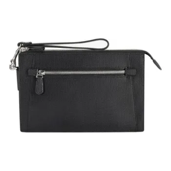 TUMI Cow Leather Wallet Men's Black