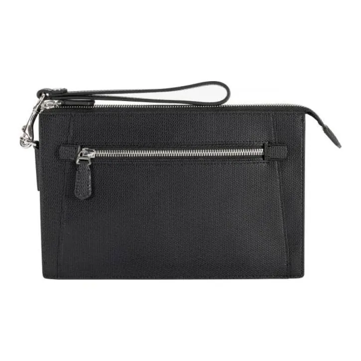 TUMI Cow Leather Wallet Men's Black-0