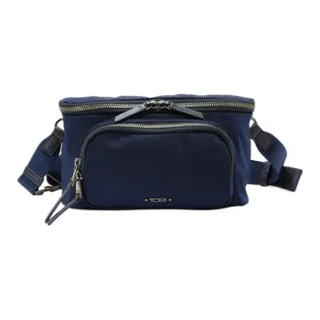 TUMI Nylon Sling Bags One Shoulder Crossbody Fanny Pack Women's Marine Blue