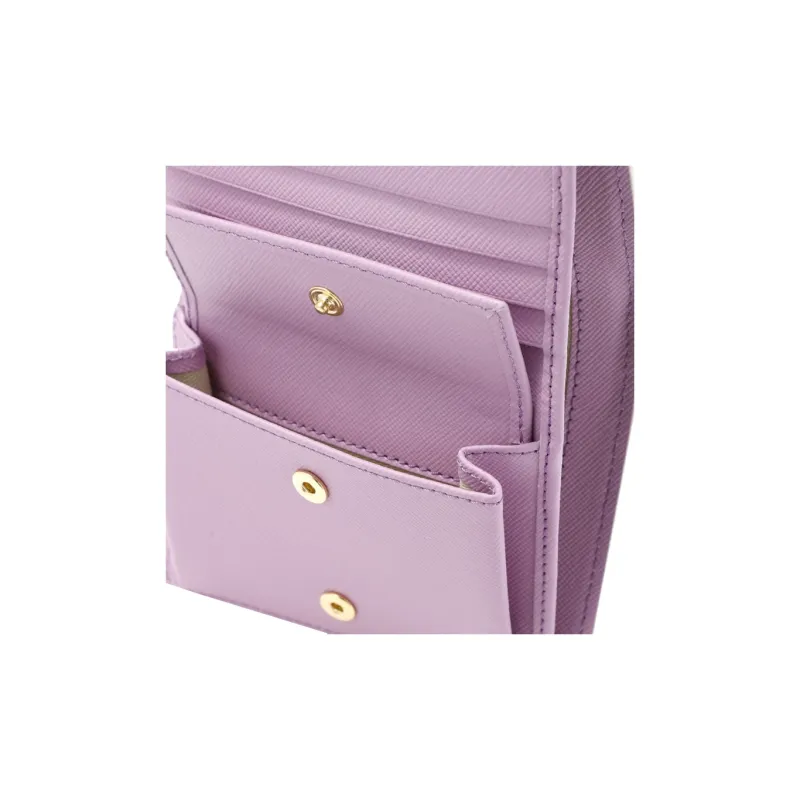 MARNI Calfskin Wallet Women's Violet-7