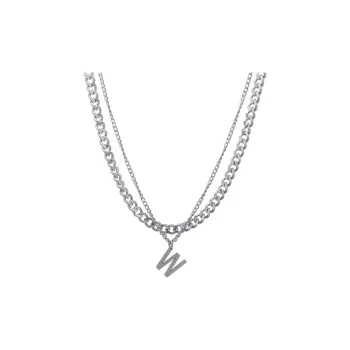 Asia Star Titanium Steel Necklaces Unisex