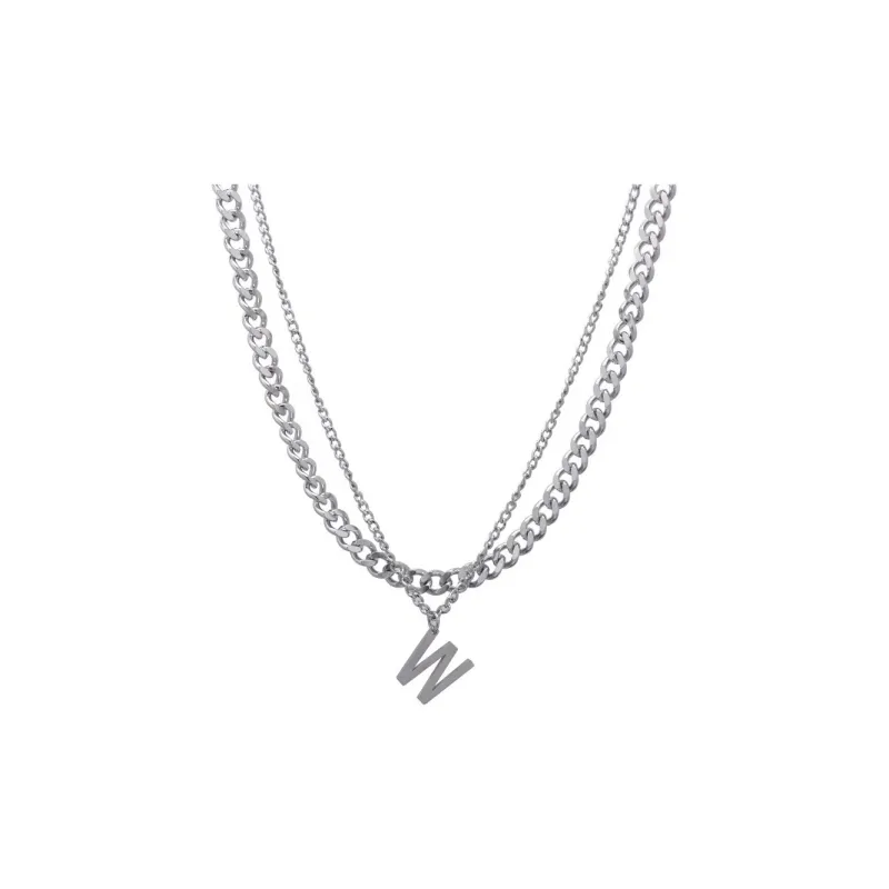 Asia Star Titanium Steel Necklaces Unisex-0
