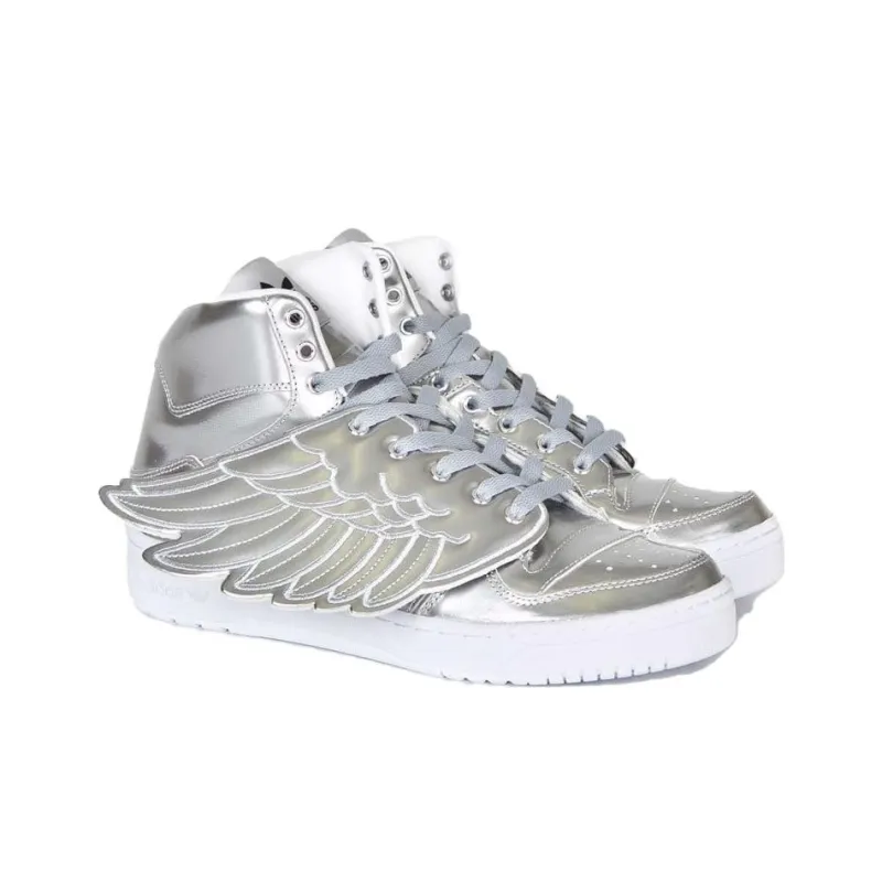 Adidas Js Wings Metal Jeremy Scott Silver Metallic-3
