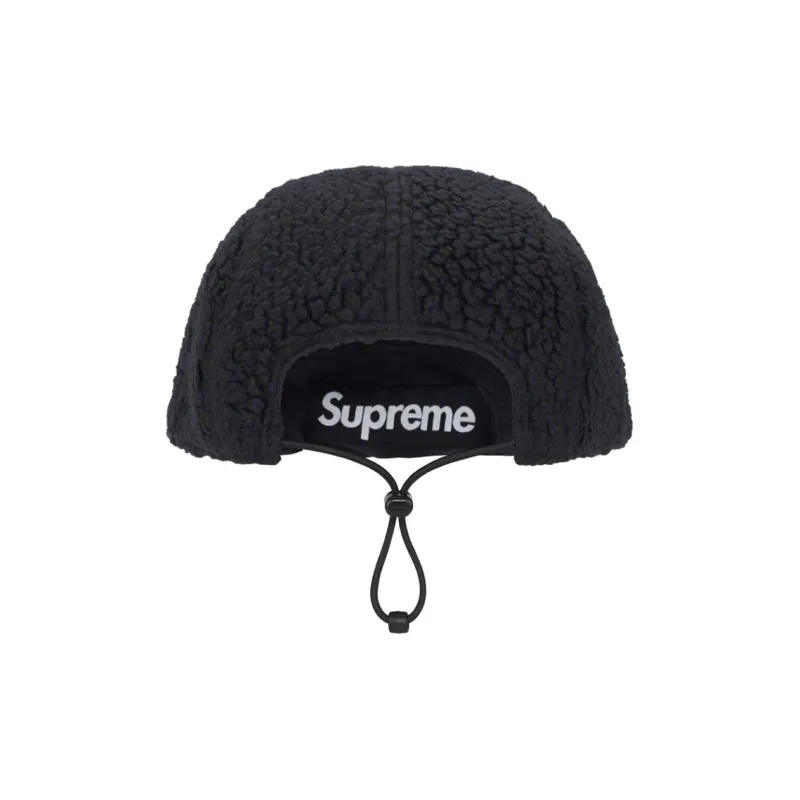 Supreme Polartec Shearling Reversible Camp Cap-4