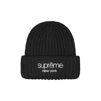 Supreme Classic Logo Chunky Ribbed Beanie