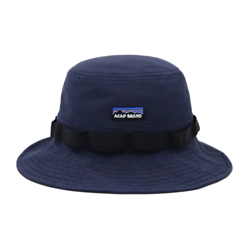ACAP Cotton Bucket Hats Unisex Navy Blue