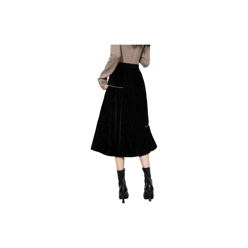 SMEN Casual Long Skirts Women's-1