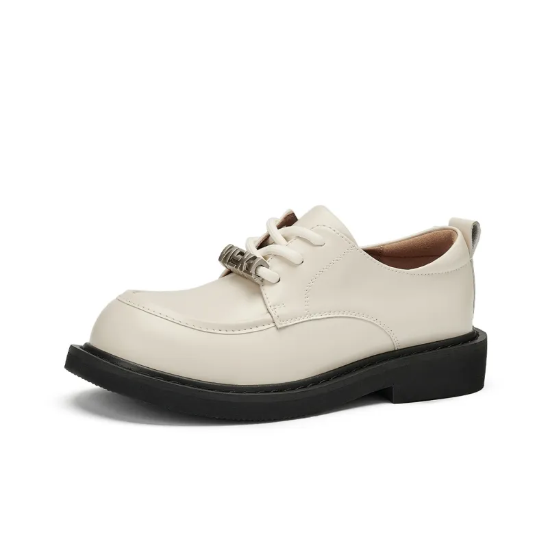 GEMEIQ Loafers Women's Low Top Black/Beige-10