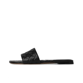 Bottega Veneta Quilted Slip On Sandals Women's
