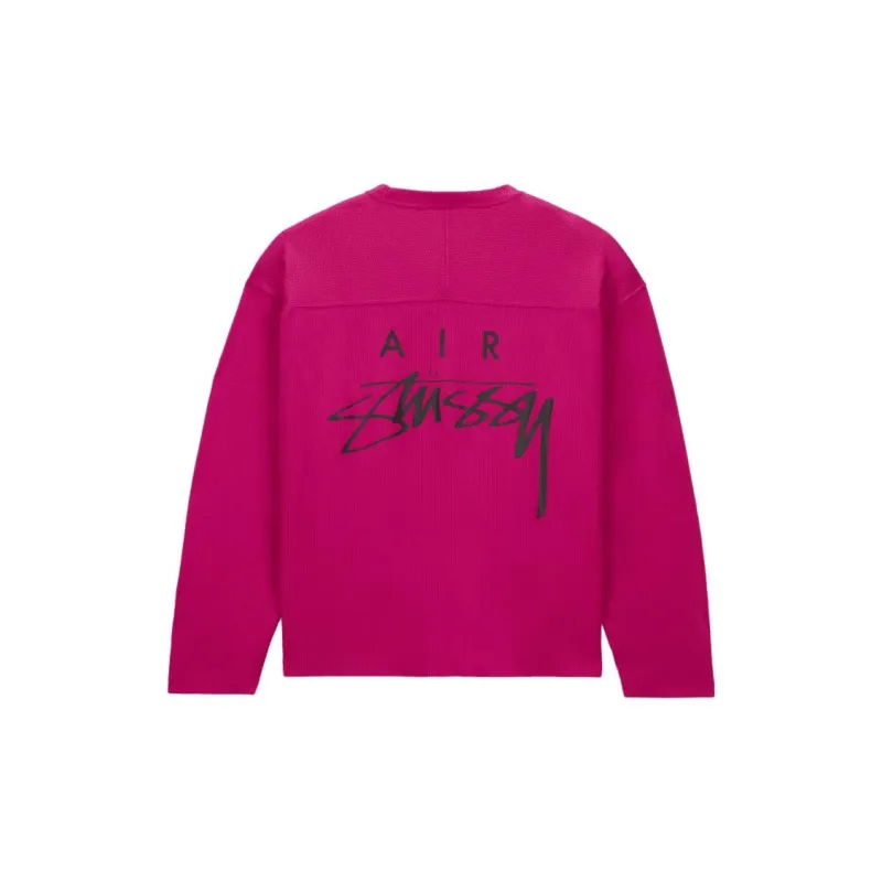 Nike X Stüssy Long-Sleeve Top Pink - POIZON