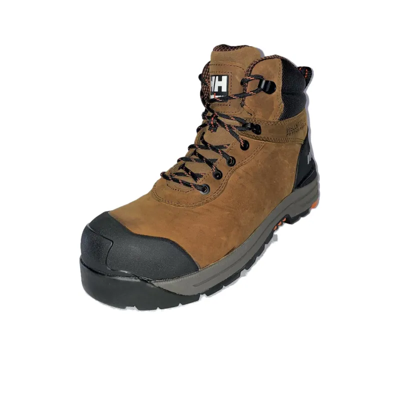 HELLY HANSEN LEHIGH 6 Thermal Abrasion Resistant Short Mid Calf Outdoor Boots Men's Brown-1