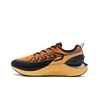 XTEP Cushioning Anti Slip And Wear Resistant Low Top Running Shoes Men's Yellow Black