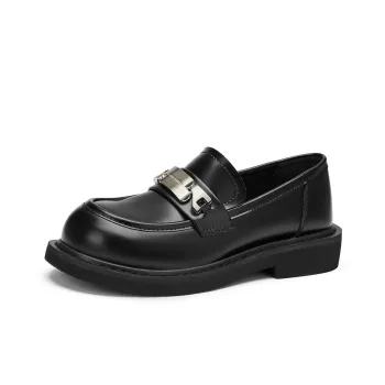 GEMEIQ Loafers Women's Low Top Black/Beige