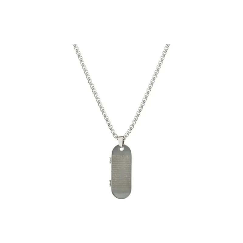 Asia Star Titanium Steel Necklaces Unisex-0