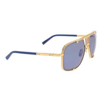 DITA Titanium Irregular Shape Sunglasses Men's Gold