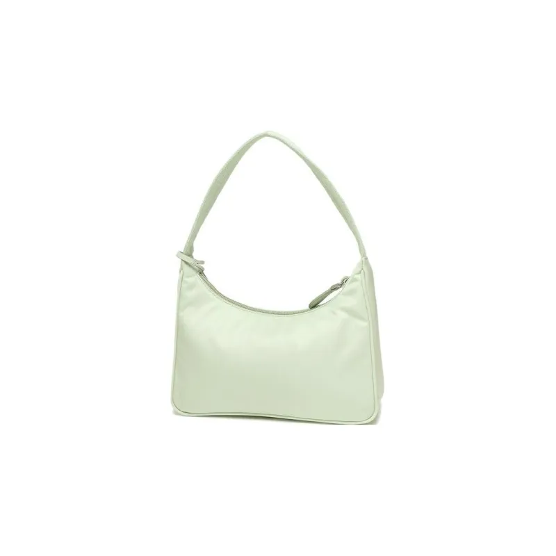 PRADA Re-Edition Recycled Nylon Patchwork Fabric Shoulder Bag Handbag Shoulder Bag Women's Aqua Green-3