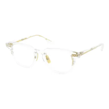 DITA Titanium Irregular Shape Eyeglass Frames Unisex Gold