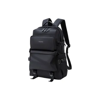 COLINS KEIRS Nylon Fabric Backpack Unisex Black