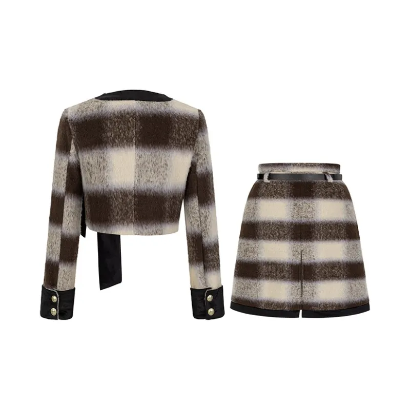 UPNANAWANG Two Piece Skirt Sets Women's-3