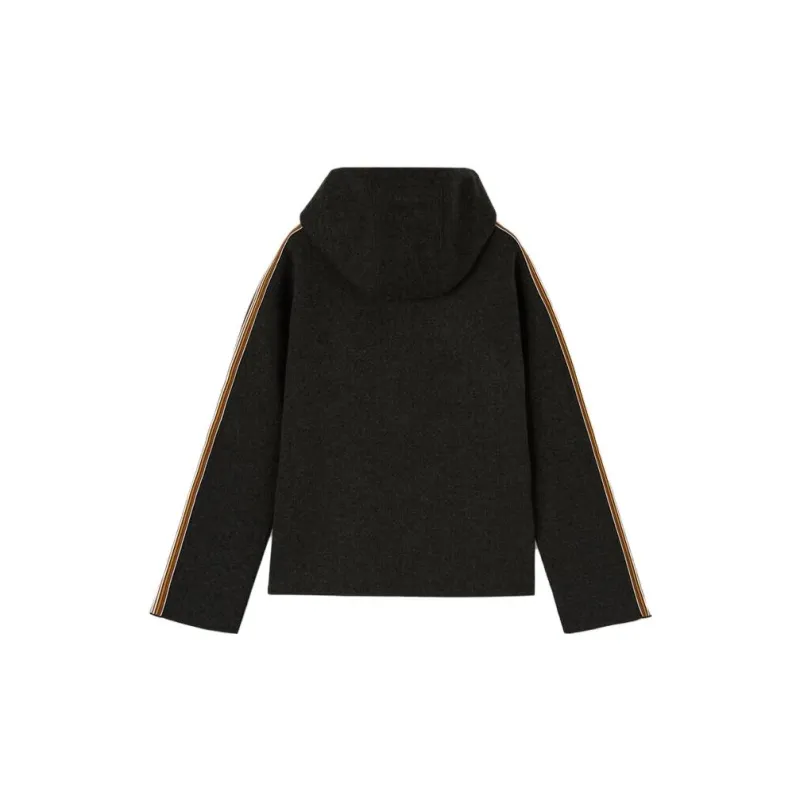 Loro Piana The Suitcase Stripe Bomber Jacket Jackets Coats Women's Black-1