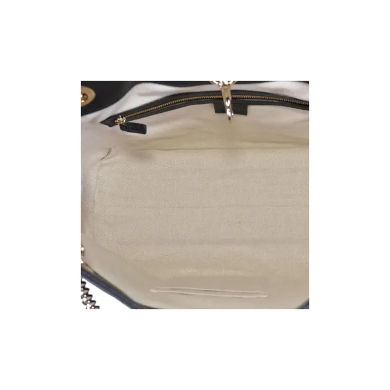 GUCCI Soho Leather Tote Bag, Shopping Bag, Handbag, Shoulder Bag Women's Black-4