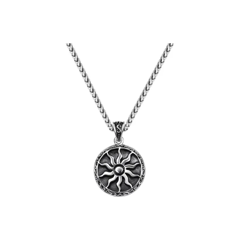 Asia Star Titanium Steel Necklaces Men's-0