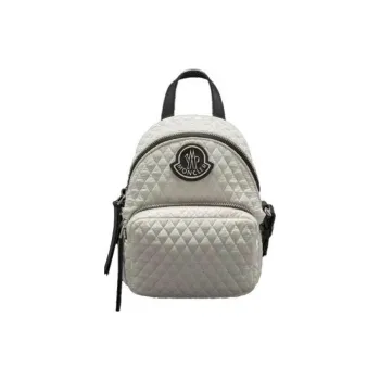 Moncler Kilia Fabric Shoulder Bag, Crossbody Bag Trumpets Women's Ecru