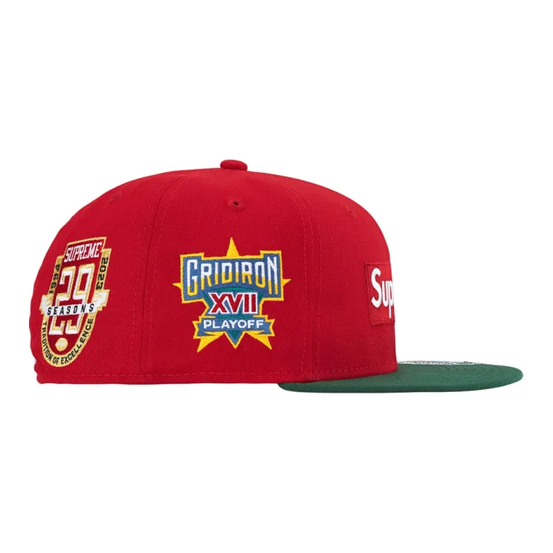 Supreme Championships Box Logo New Era Fitted Hat-2