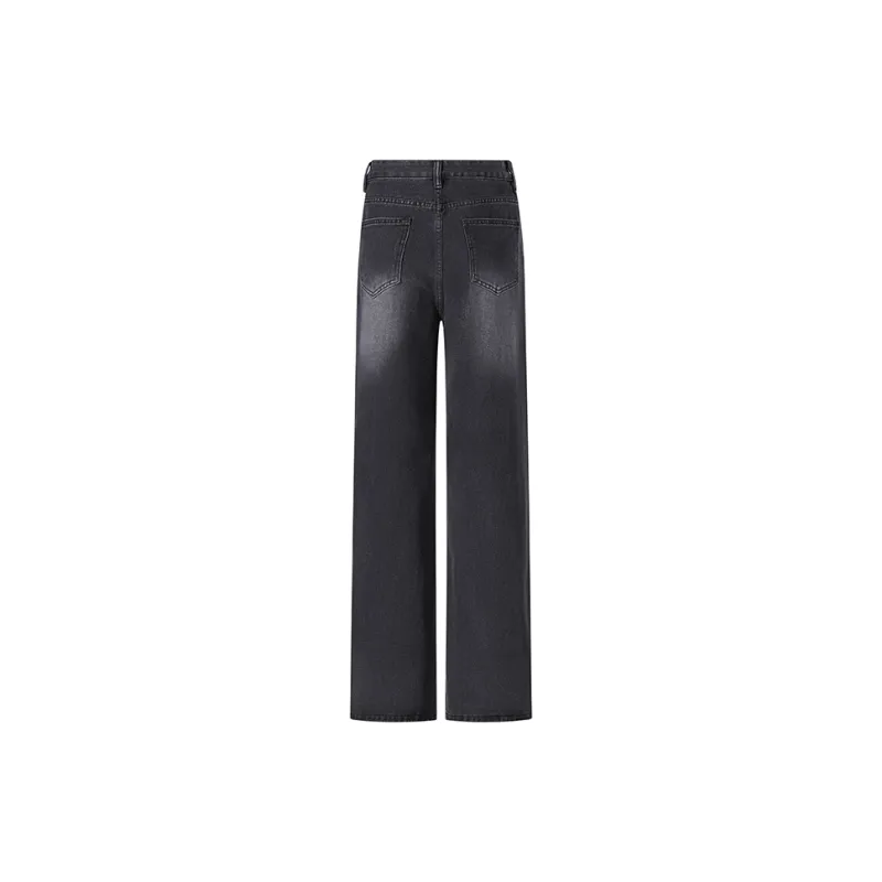Wen Shan Jeans Women's Black Gray-9