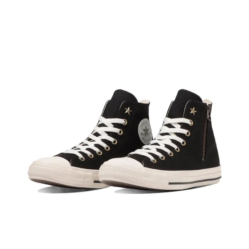 Converse All Star Anti Slip Wear Resistant High Top Skateboard Shoes Unisex Black-2