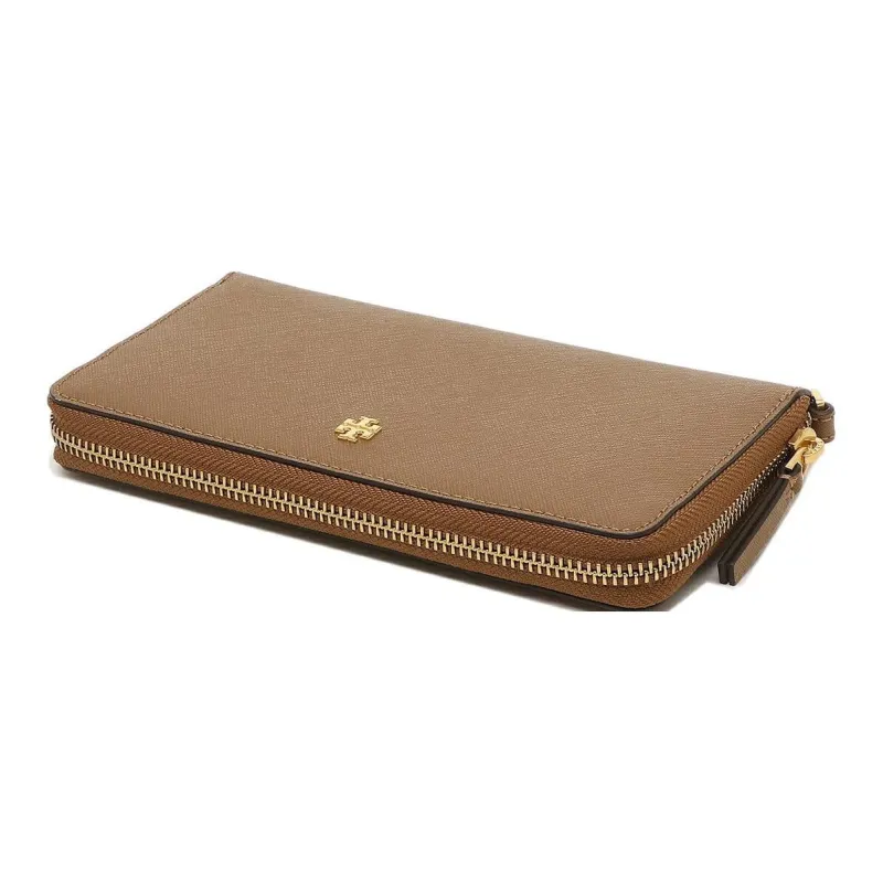 TORY BURCH Emerson Leather Coin Purse Wallet Regular Women's Camel-3