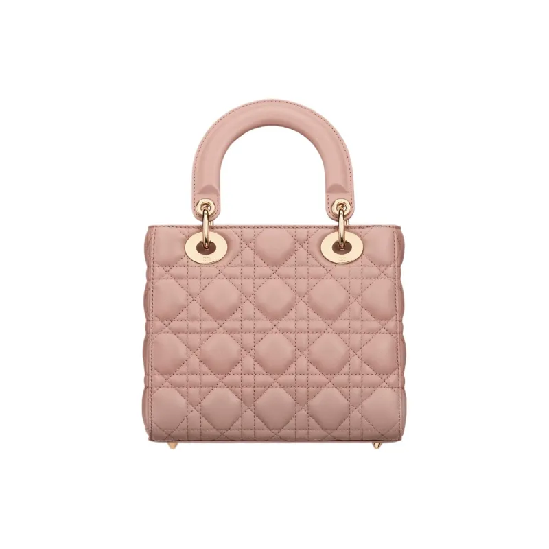DIOR Lady Dior Lambskin Lady Dior Bag, Shoulder Bag, Crossbody Bag, Handbag Trumpets Women's Dark Blush-2