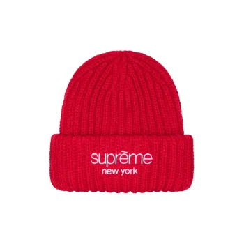 Supreme Classic Logo Chunky Ribbed Beanie