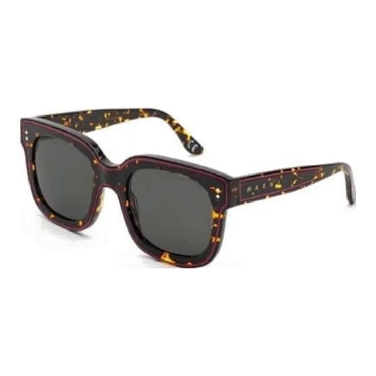 DITA Plastic Irregular Shape Sunglasses Unisex Tortoiseshell-0