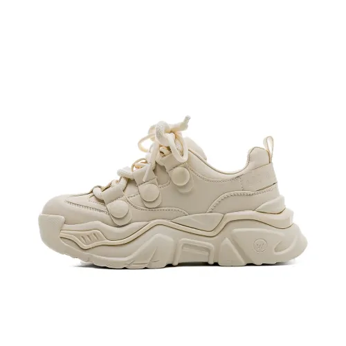 La Chapelle Height Increasing Lightweight Low Top Chunky Sneakers Women's