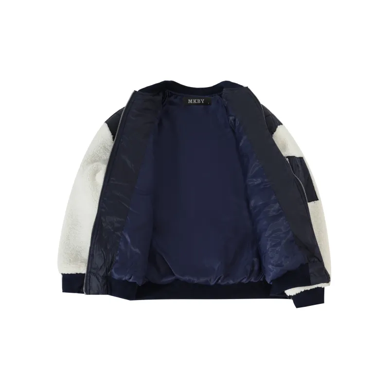 MKBY Baseball Jacket Women's Navy Blue-2