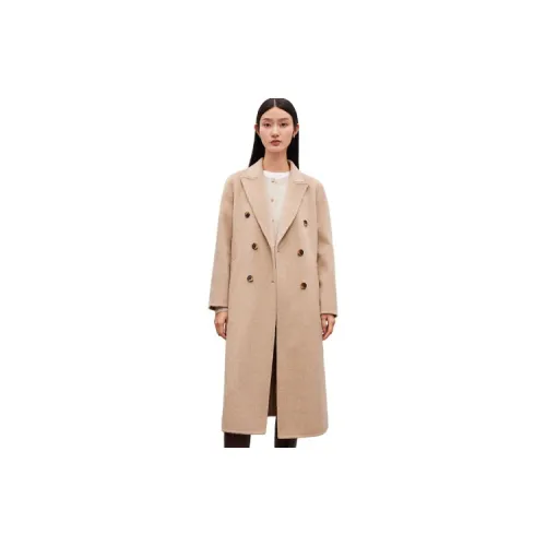 DESIGNICE Coats Women's Pine Wood Color