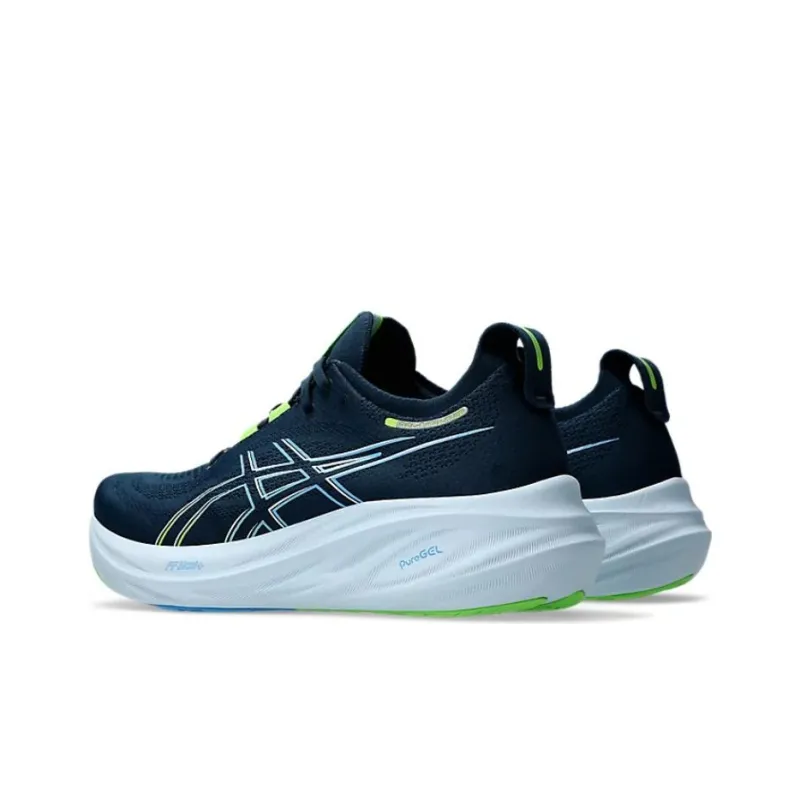 Asics Gel Nimbus 26 French Blue Electric Lime-2