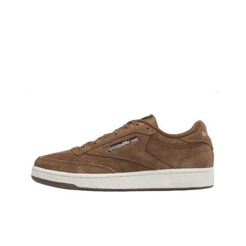 Reebok Club C Skateboard Shoes Men Low-Top Brown