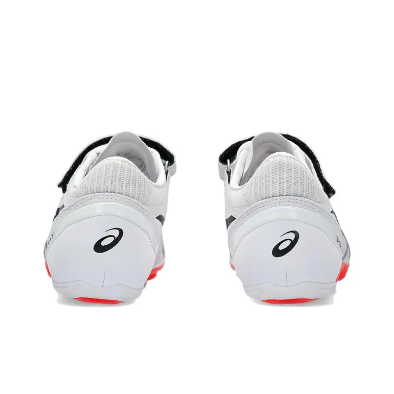 Asics Blade 9 Cushioning Wear Resistant Low Top Running Shoes Unisex White Orange-4