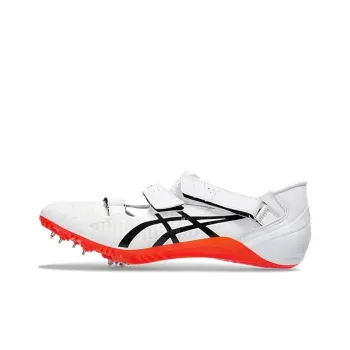Asics Cushioning Wear Resistant Low Top Running Shoes Unisex White Red