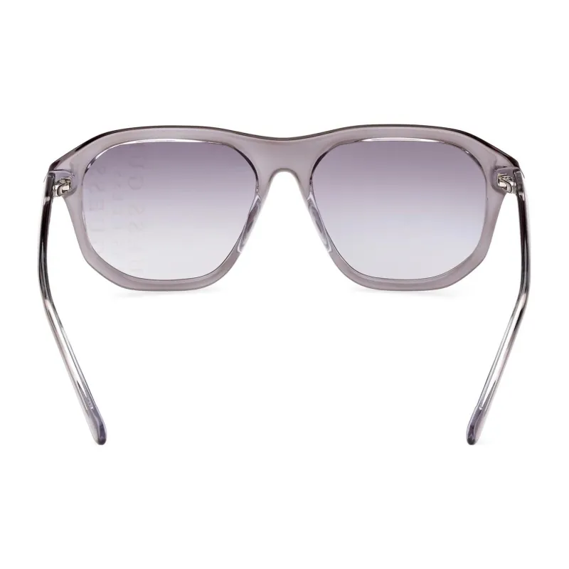 GUESS Plastic Square Sunglasses Men's Gray-3