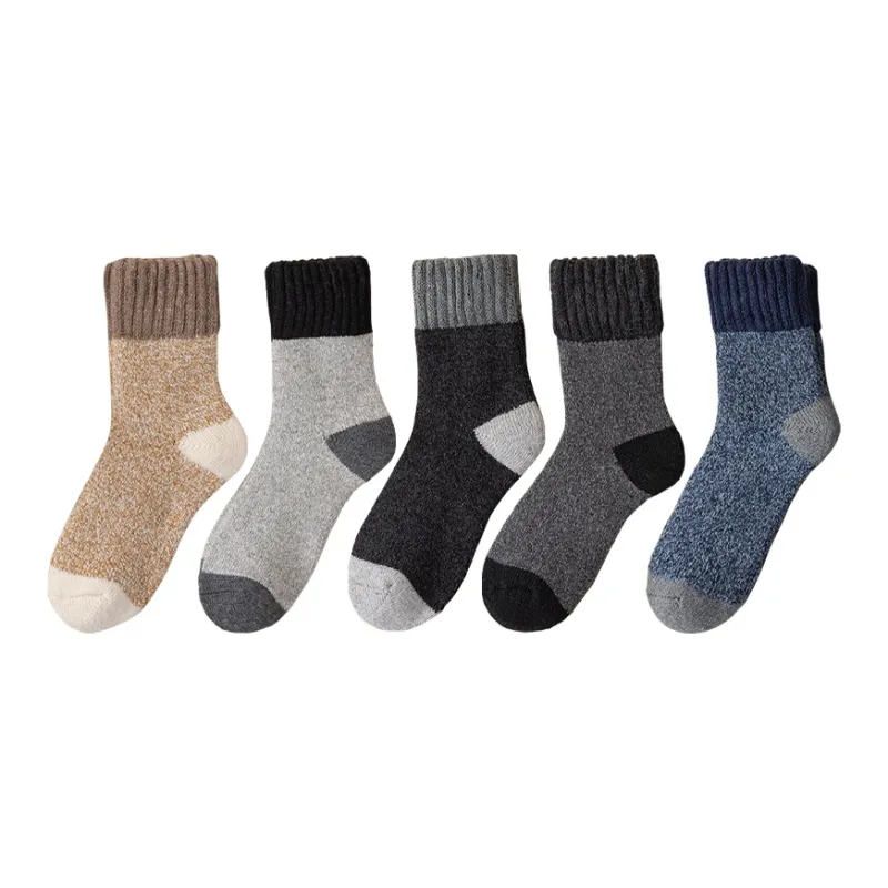 2323 Mid Calf Socks Unisex Combo Set-16