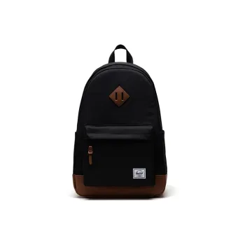 Herschel New Upgraded Eco Friendly Fabric Backpack Unisex Black