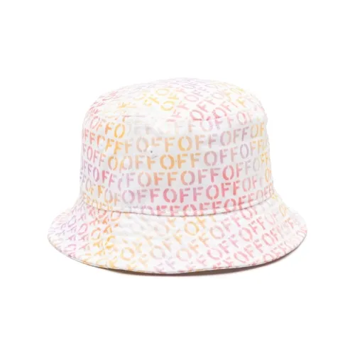 OFF-WHITE Kids Logo-print Cotton Bucket Hat