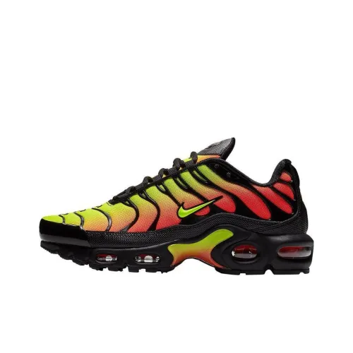 Nike Air Max Plus Black Volt Solar Red Women's