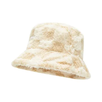 MUYKUY Sherpa Bucket Hats Unisex