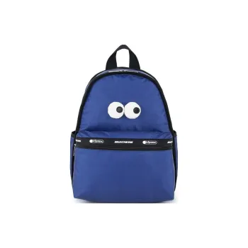 Skechers LeSportsac Collaboration Fabric Backpack Regular Unisex Stool Lin Blue