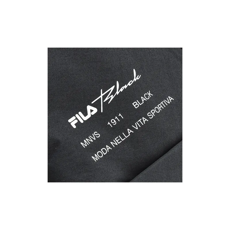 FILA Fabric Backpack Unisex Pitch Black-4